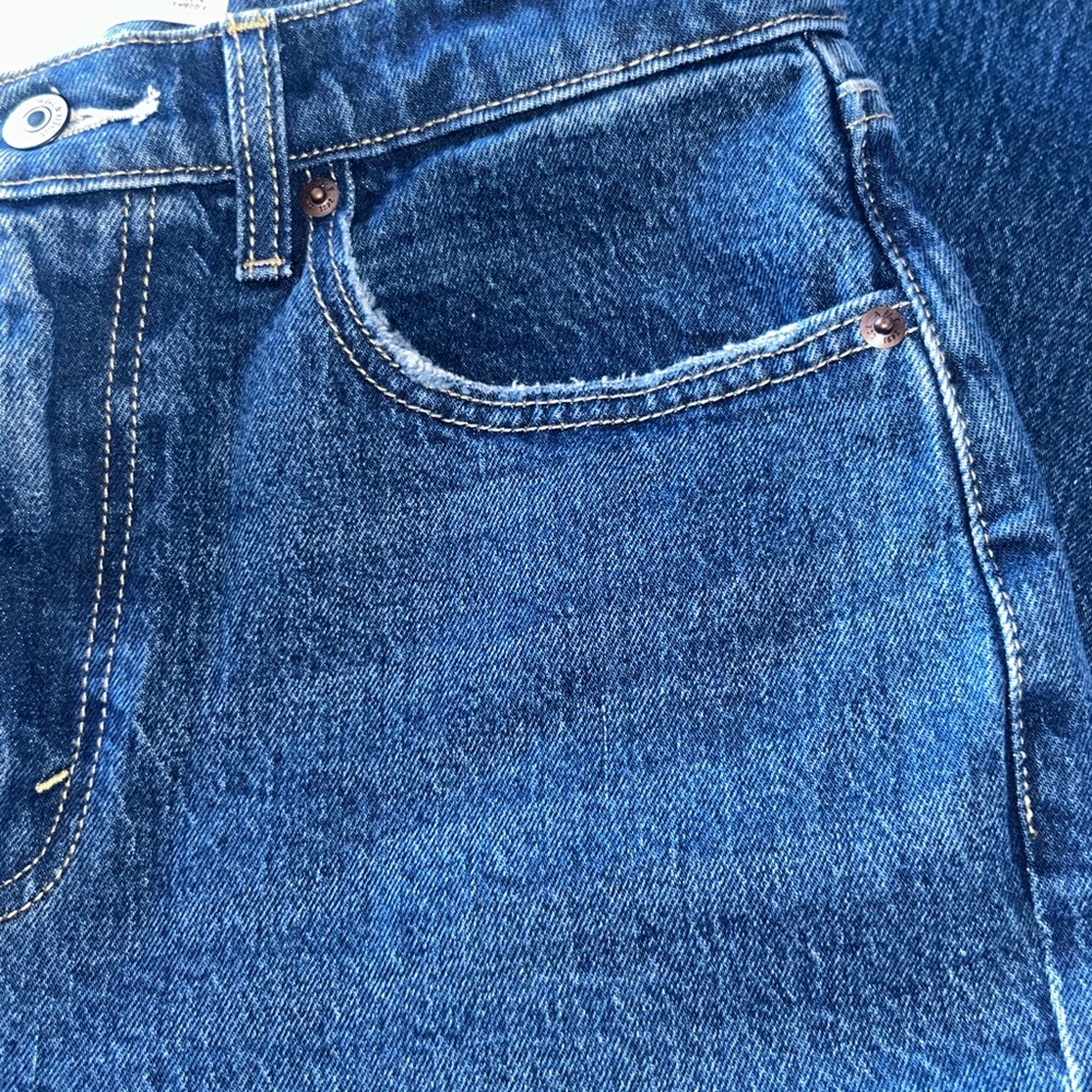 Abercrombie & Finch The Vintage Straight High Rise Jeans size 27 or size 4 - Picture 4 of 6